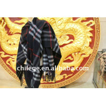 fashion wool/cashmere checked ladies scarves